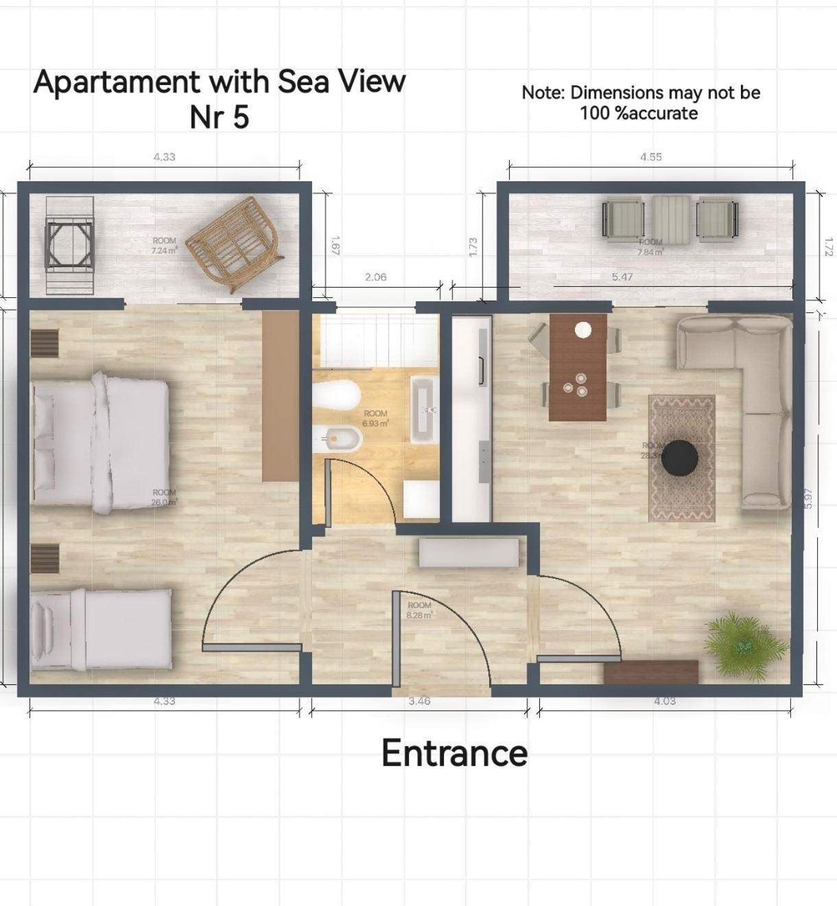 Vlorë Lungomare Luxury Sea View Apartaments מראה חיצוני תמונה